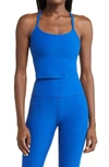 Beyond Yoga Space Dye Crop Tank In Electric Royal Heather