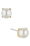 NADRI DOT DOT DOT IMITATION PEARL STUD EARRINGS