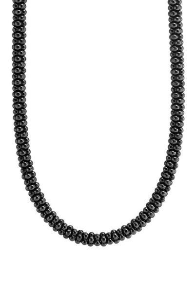 LAGOS CAVIAR BEAD ROPE NECKLACE