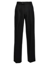 Amiri Black Pants With Belt Loops And Front Pences In Wool Blend Man