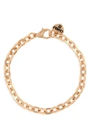 Charm It Chain Link Bracelet In Gold
