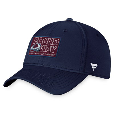 Fanatics Branded Navy Colorado Avalanche 2022 Stanley Cup Champions Hometown Flex Hat