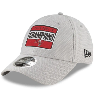 New Era Tampa Bay Buccaneers Super Bowl Lv Champ Parade Stretch 9forty Cap In Grey