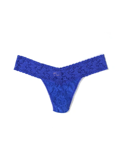 Hanky Panky Signature Lace Low Rise Thong Blue Solace