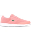 LACOSTE LACOSTE LACE UP SNEAKERS - PINK,733SPW1005LP912057670
