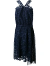 N°21 LACE AND NET SLEEVELESS DRESS,N2S0H232490512046975