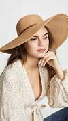 Melissa Odabash Jemima Wide-brim Floppy Beach Hat In Beige