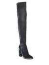 GIANVITO ROSSI Velvet Over-The-Knee Block Heel Boots