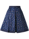 MONCLER flower print skirt,MACHINEWASH