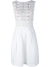 ALBERTA FERRETTI sleeveless embellished lattice dress,A0494012812079367