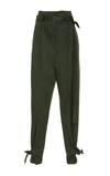 ROSETTA GETTY KNOTTED HIGH RISE TROUSERS,1317273282MO