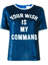 ASHISH Your Wish Is My Command sequin T-shirt,전문세탁