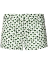 MILLY palm print short shorts,DRYCLEANONLY