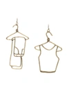ROSIE ASSOULIN hangers earrings,黄铜