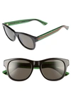 GUCCI POP WEB 52MM SUNGLASSES,GG0003SM00652