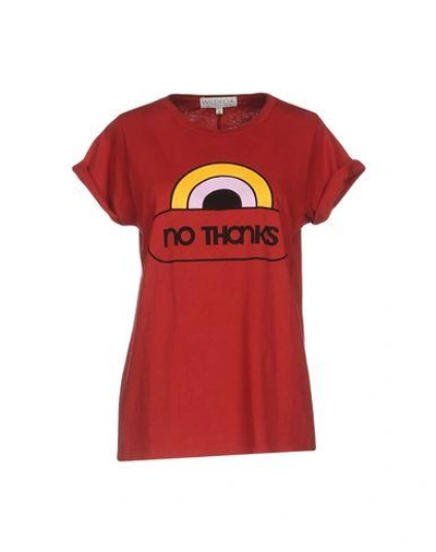 Wildfox T恤 In Red