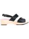 SWEDISH HASBEENS chunky heel sandals,HELENA12051575