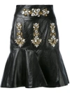 STEFANO DE LELLIS EMBELLISHED SKIRT,SK009RICUNICOLT12038466