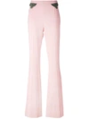 PARDENS PARDENS FLARED TROUSERS - PINK,WTR03STAR170211977593