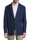 TOM FORD LONG-SLEEVE PEAK LAPEL JACKET,0400094789920