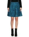 Pinko Mini Skirts In Deep Jade