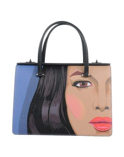 Prada Handbag In 슬레이트 블루