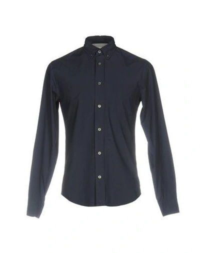 Acne Studios Solid Colour Shirt In Azure