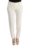 ERMANNO SCERVINO ERMANNO SCERVINO WHITE COTTON REGULAR FIT CASUAL WOMEN'S PANTS