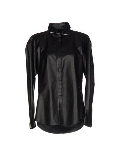 Anthony Vaccarello Shirts In Black