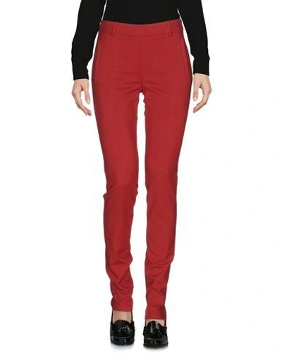 Sportmax Casual Trousers In Brick Red