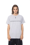 Nicolo Tonetto Round Neck Printed  T-shirt In Gray