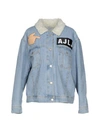 AU JOUR LE JOUR DENIM OUTERWEAR,42580945WH 3