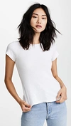 Re/done White Hanes Edition 1950s Boxy T-shirt In Vintage White