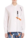 CHRISTOPHER KANE Tape-Detail Collared Shirt