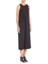 ROBERTO CAVALLI Sleeveless Gathered Tank Dress,0400094367302