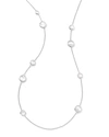 Ippolita Sterling Silver Wonderland Multi-round Stone Necklace In Mother-of-pearl Doublet, 40 In Oyster