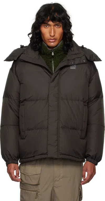 66°north Gray Dyngja Down Jacket In 791 Liquorice