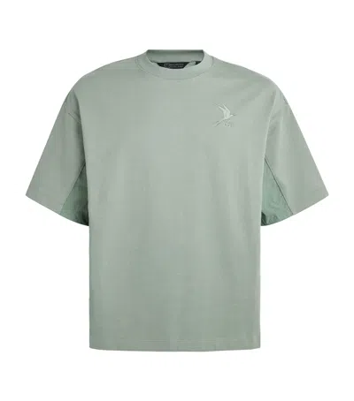 66 North Cotton Technical-trim Hybrid Kría T-shirt In Green