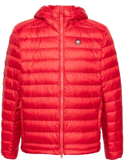 66 North Keilir Puffer Jacket In Red