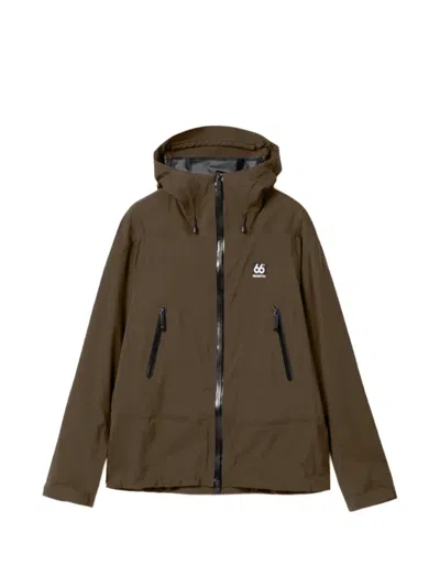 66 North Snæfell Shell Jacket In Brown