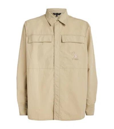 66 North Technical Kría Overshirt In Brown