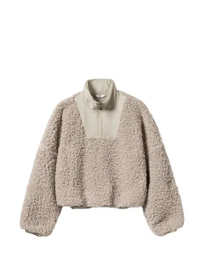 66 North Varmahlid Shearling Sweater In Neutrals