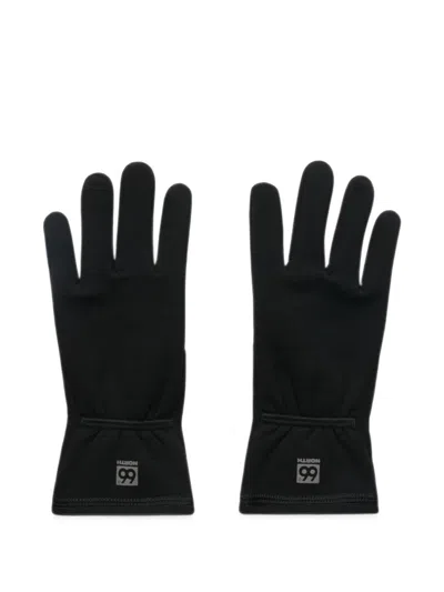 66 North Vík Logo-print Gloves In Black