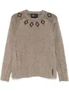 66 North X Charlie Constantinou Knit Sweater In Brown