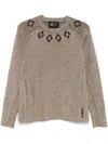 66 North X Charlie Constantinou Knit Sweater In Brown