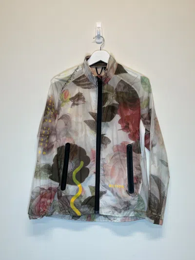 Pre-owned 66 North X Soulland Floral Print Running Jacket In Multicolor