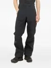 66 North Zip-fastening Drawstring Trousers In Black
