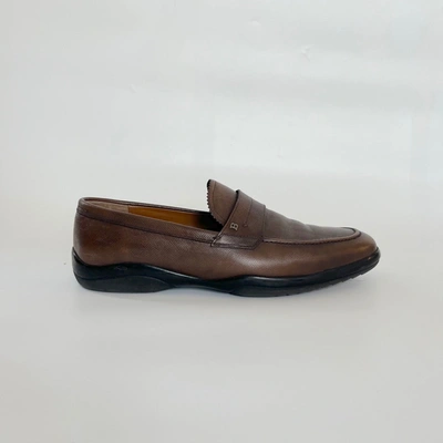 Pre-owned Bally Brown Penny Loafers, Us 11 In Default Title