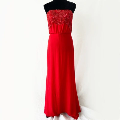 Pre-owned Elie Saab Sequin And Bead Embroidered Gown In Default Title