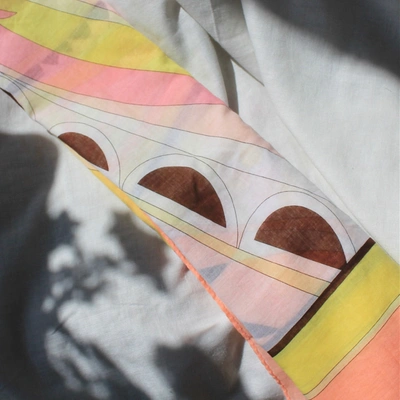 Pre-owned Emilio Pucci Printed Scarf In Default Title